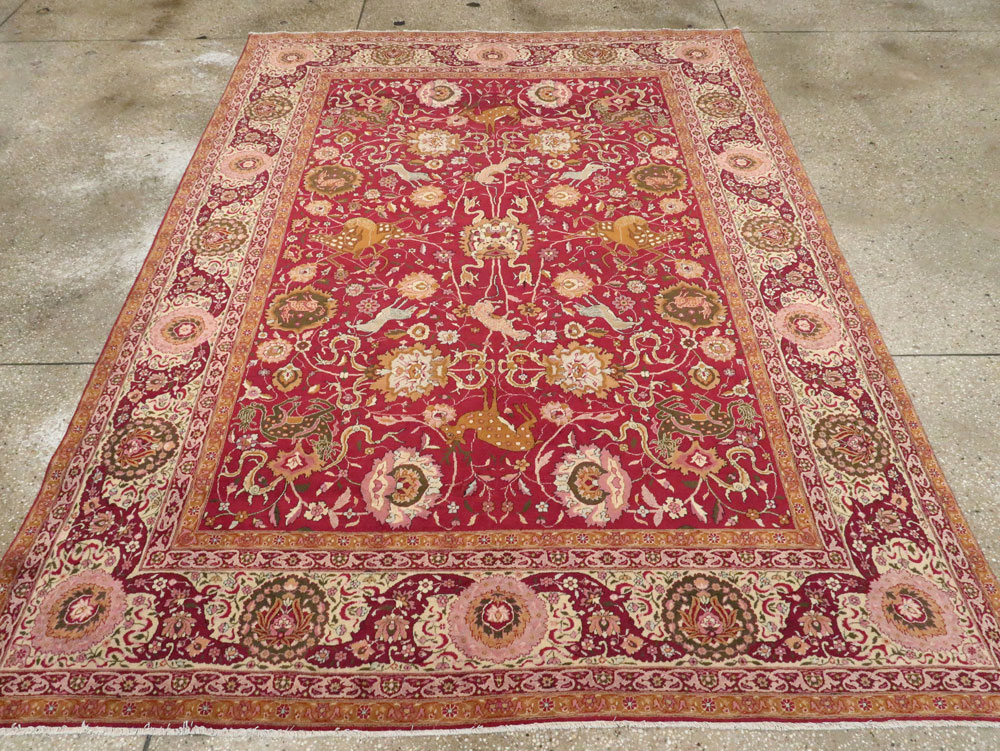 Antique Indian Agra Carpet, No.17781 - Gsblank