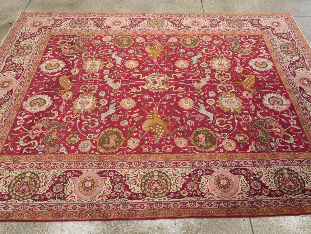 Antique Indian Agra Carpet, No.17781 - Gsblank