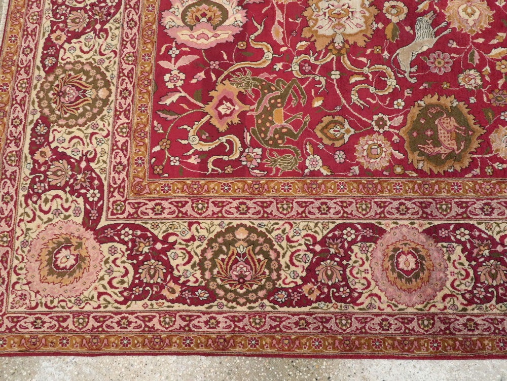 Antique Indian Agra Carpet, No.17781 - Gsblank