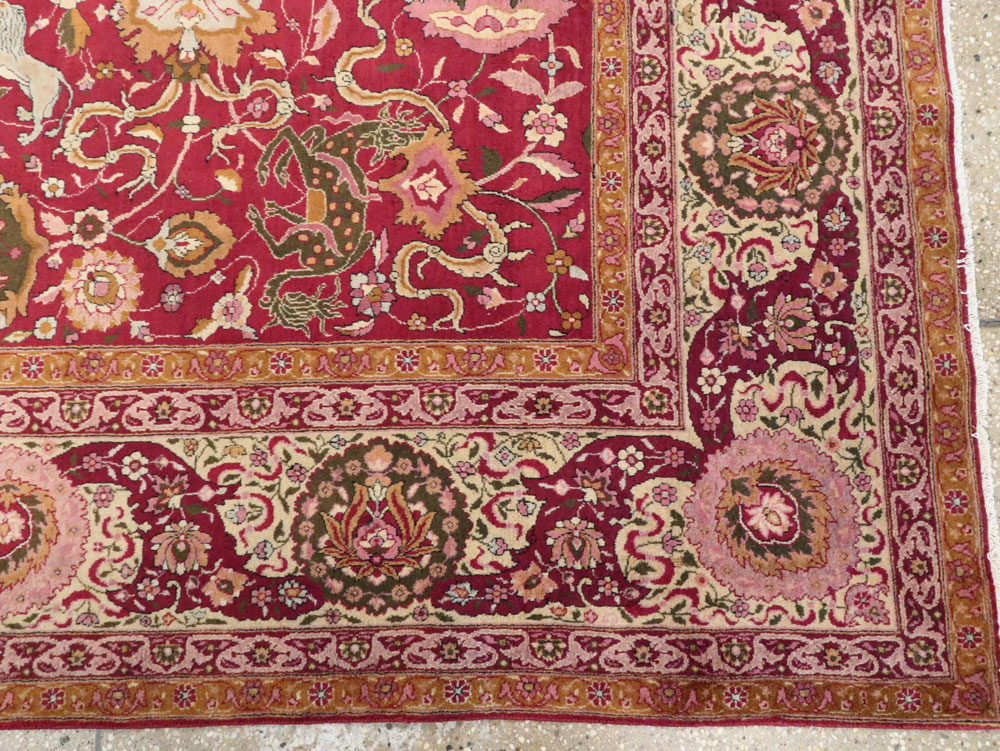 Antique Indian Agra Carpet, No.17781 - Gsblank