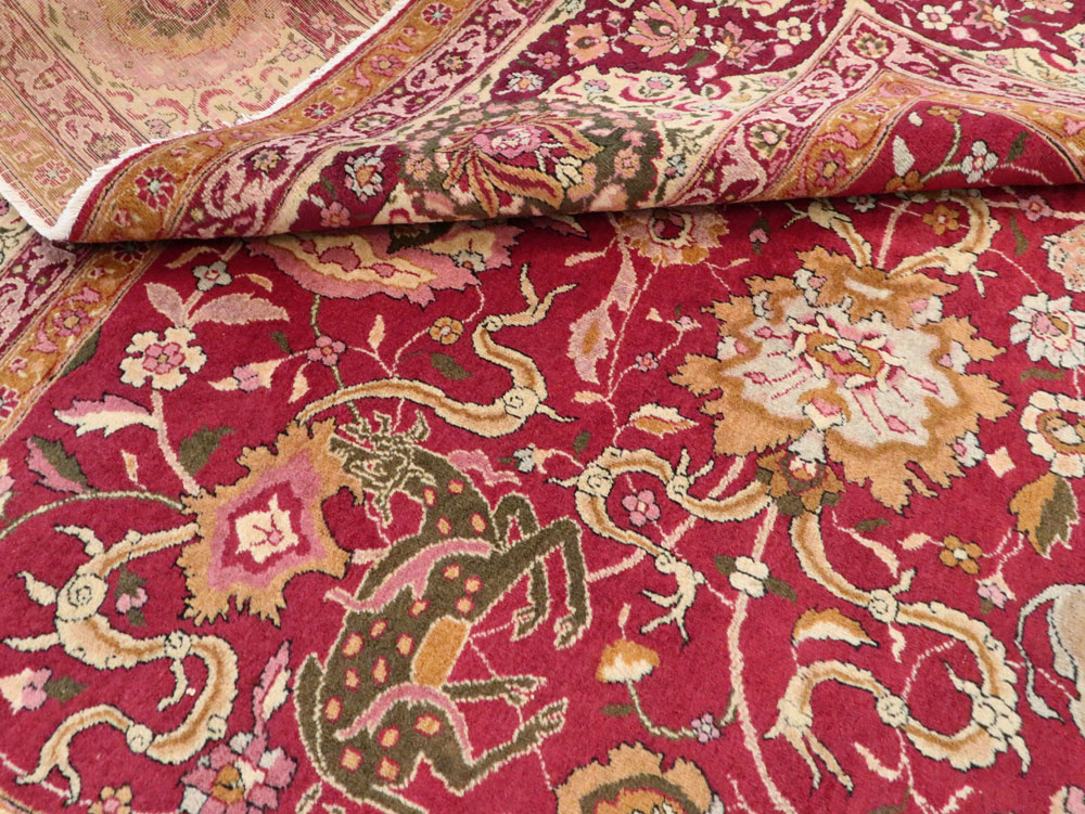 Antique Indian Agra Carpet, No.17781 - Gsblank