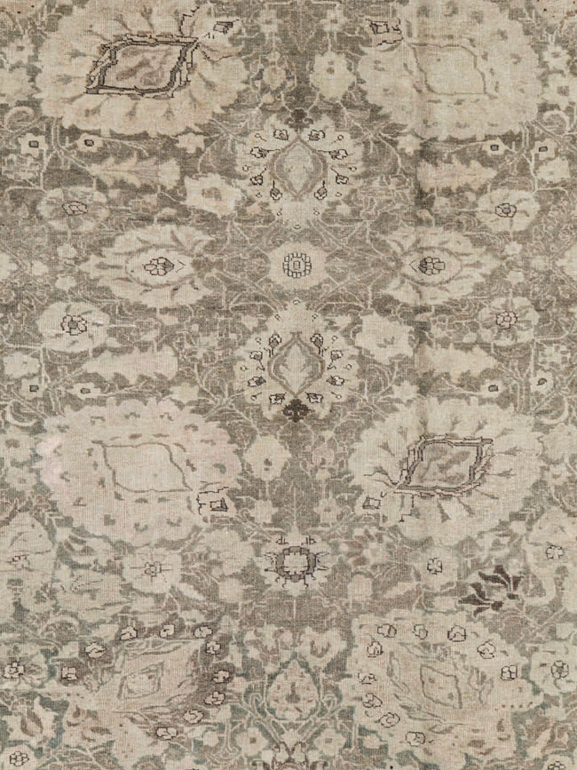 Antique Persian Tabriz Long and Narrow Carpet, No.17782 - Gsblank