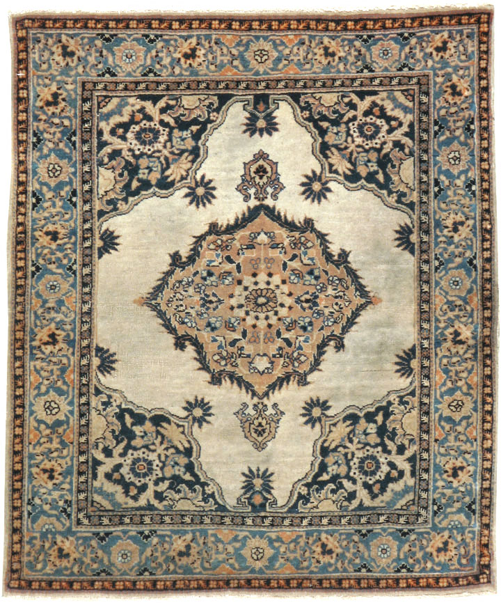 Antique Persian Tabriz Hagi Jalili Rug, No.17788 - Gsblank