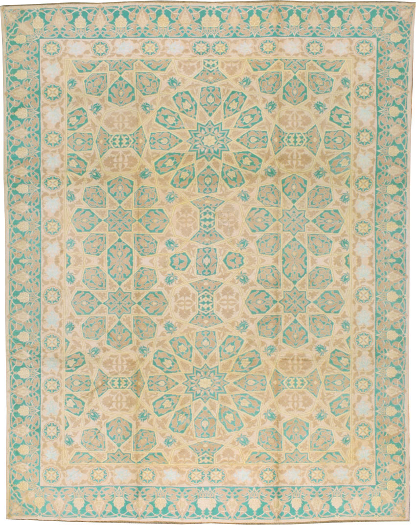 Antique Indian Cotton Agra Carpet, No.17806 - Gsblank