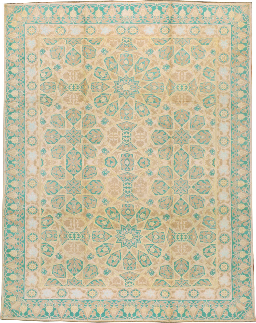 Antique Indian Cotton Agra Carpet, No.17806 - Gsblank