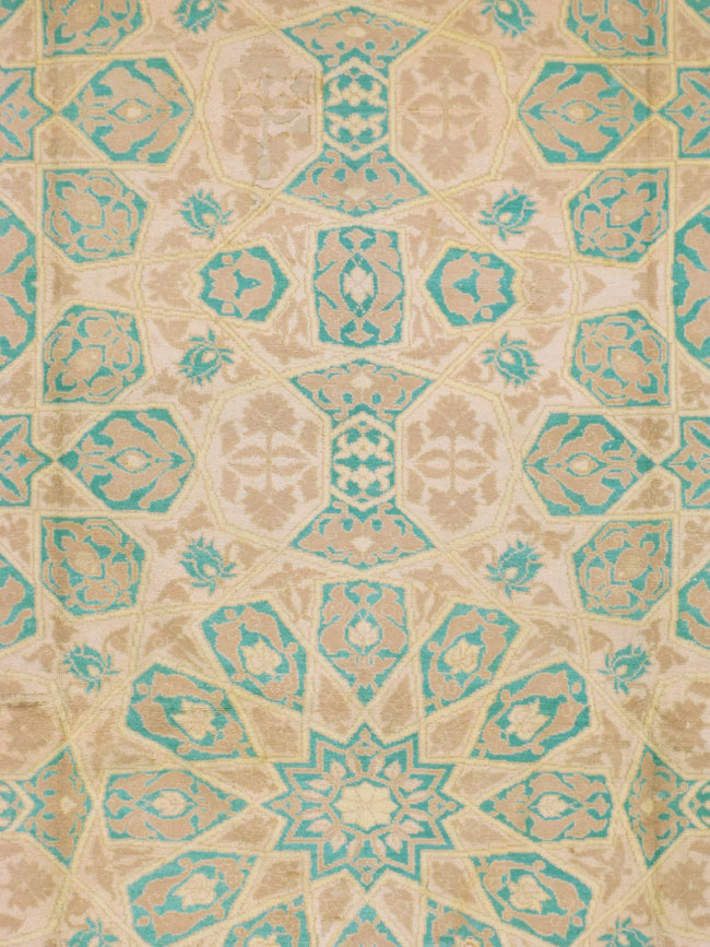 Antique Indian Cotton Agra Carpet, No.17806 - Gsblank