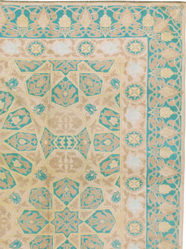 Antique Indian Cotton Agra Carpet, No.17806 - Gsblank