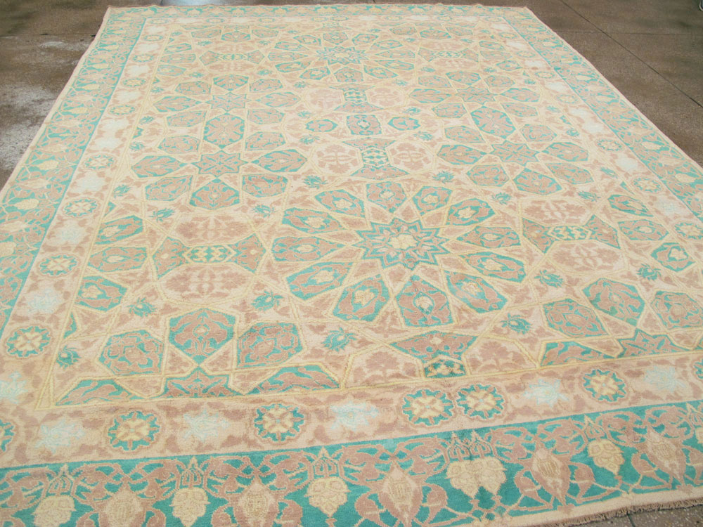 Antique Indian Cotton Agra Carpet, No.17806 - Gsblank