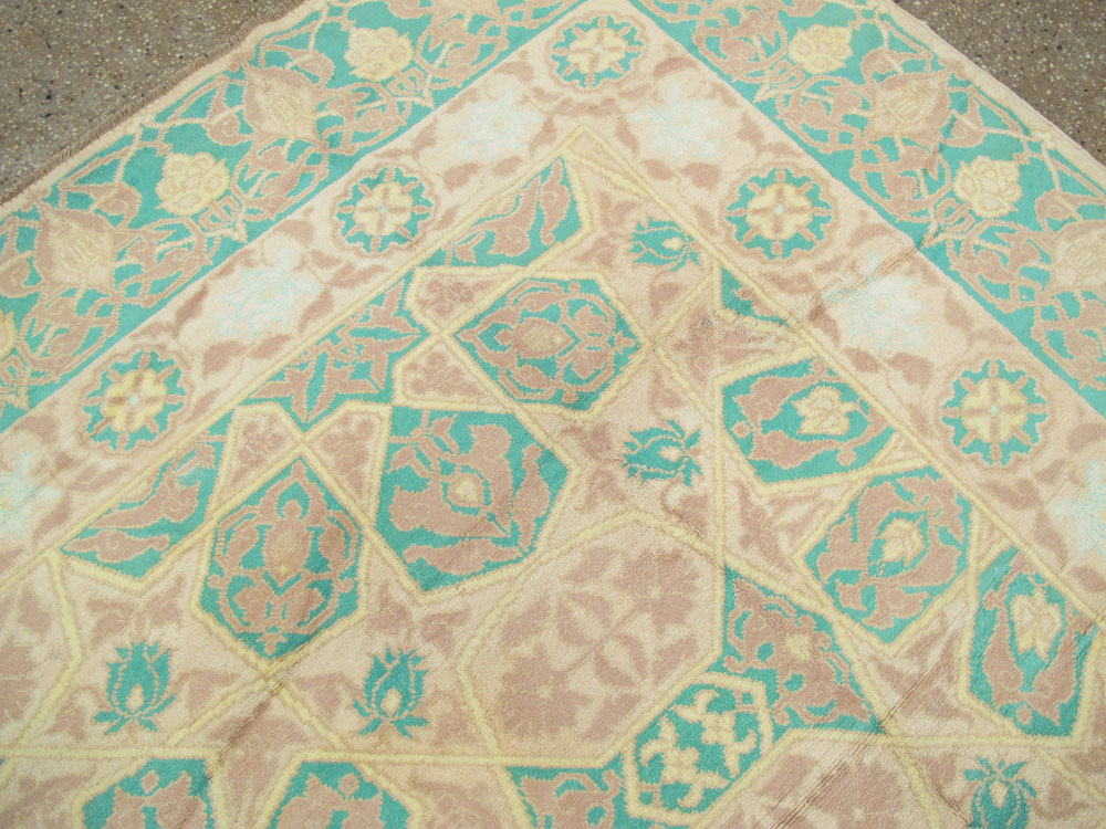 Antique Indian Cotton Agra Carpet, No.17806 - Gsblank