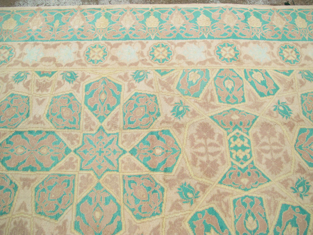 Antique Indian Cotton Agra Carpet, No.17806 - Gsblank