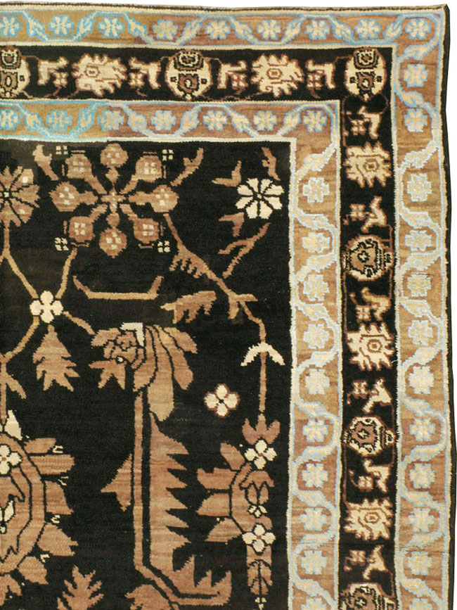 Vintage Indian Cotton Agra Carpet, No.17808 - Gsblank