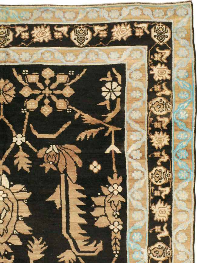 Vintage Indian Cotton Agra Carpet, No.17808 - Gsblank