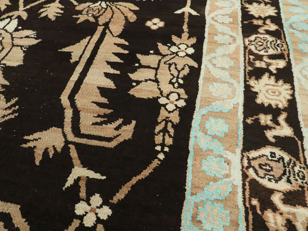 Vintage Indian Cotton Agra Carpet, No.17808 - Gsblank