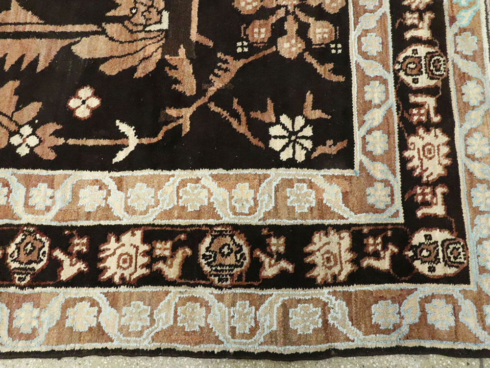 Vintage Indian Cotton Agra Carpet, No.17808 - Gsblank