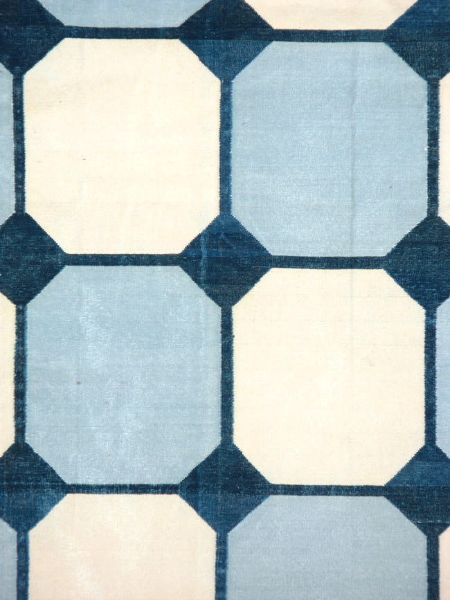 Vintage Indian Flatweave Kilim Dhurrie, No.17815 - Gsblank