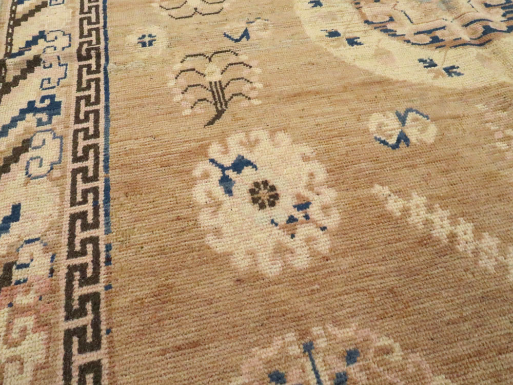 Antique East Turkestan Khotan Carpet, No.17870 - Gsblank