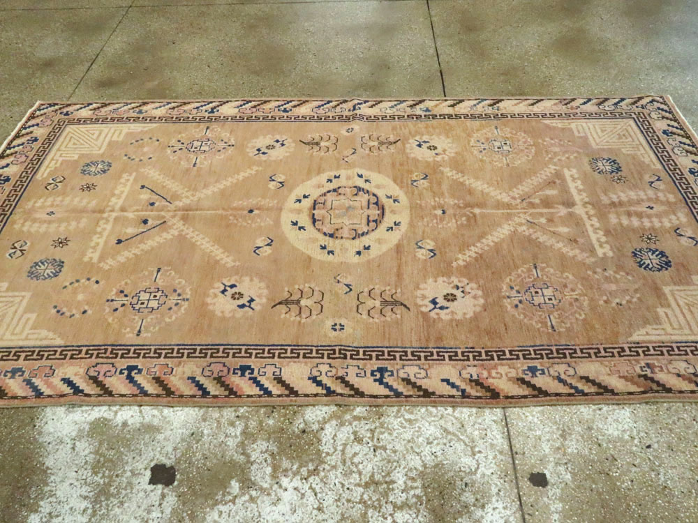 Antique East Turkestan Khotan Carpet, No.17870 - Gsblank