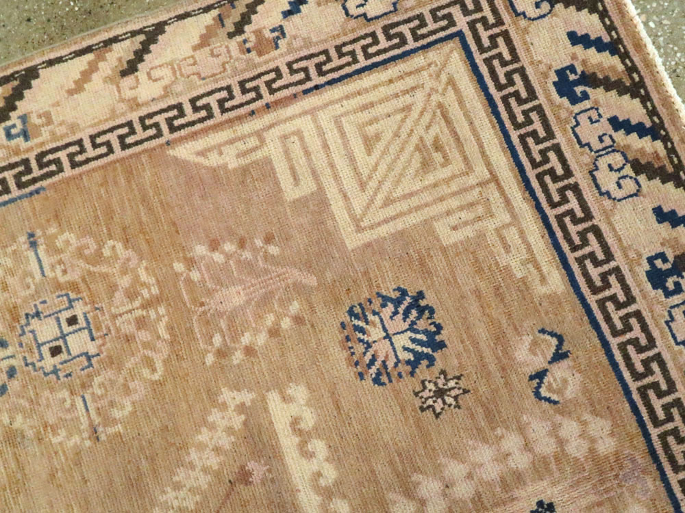 Antique East Turkestan Khotan Carpet, No.17870 - Gsblank