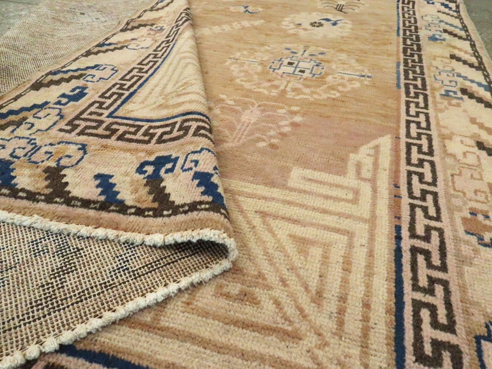 Antique East Turkestan Khotan Carpet, No.17870 - Gsblank