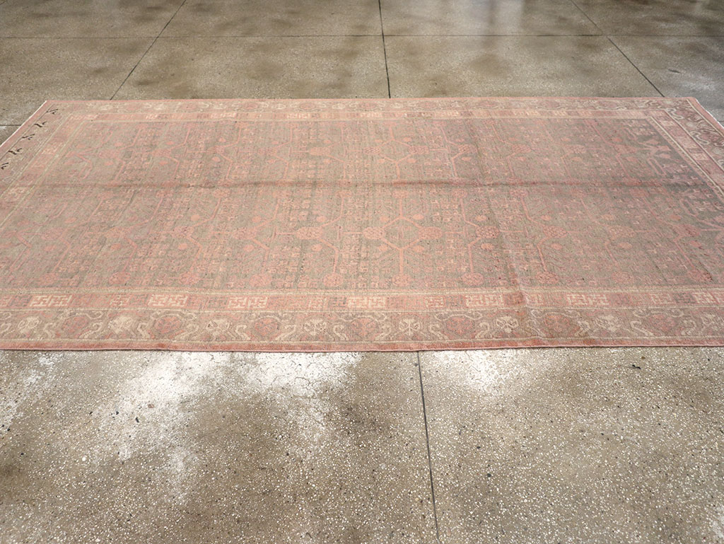 Vintage East Turkestan Khotan Carpet, No.17879 - Gsblank