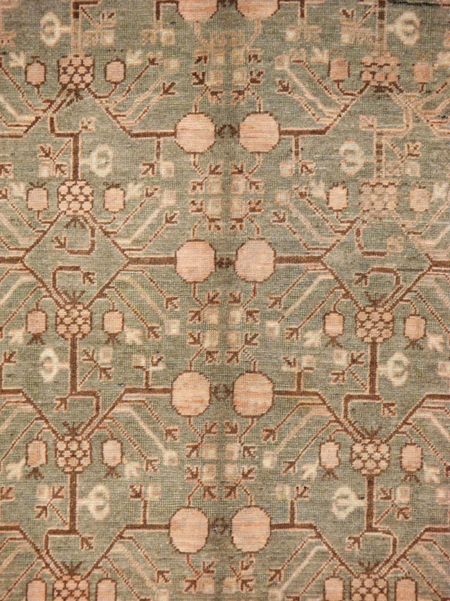 Vintage East Turkestan Khotan Gallery Carpet, No.17880 - Gsblank