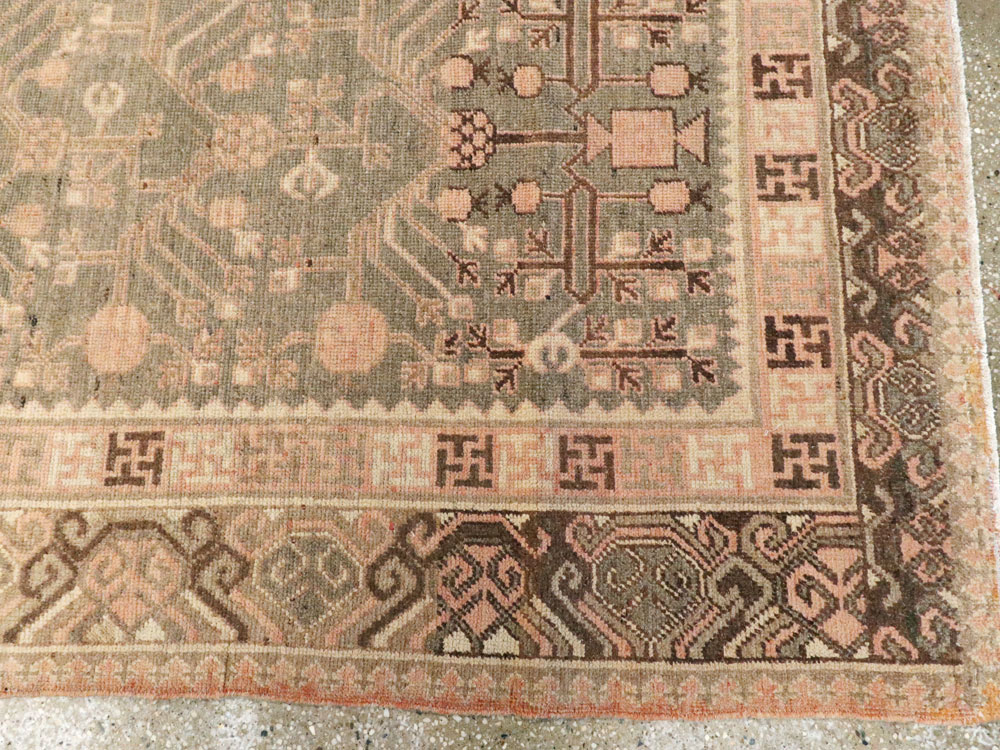 Vintage East Turkestan Khotan Gallery Carpet, No.17880 - Gsblank