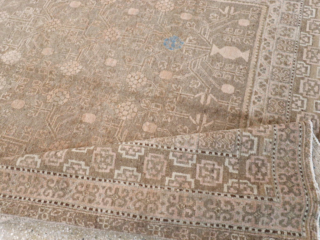 Vintage East Turkestan Khotan Carpet, No.17886 - Gsblank