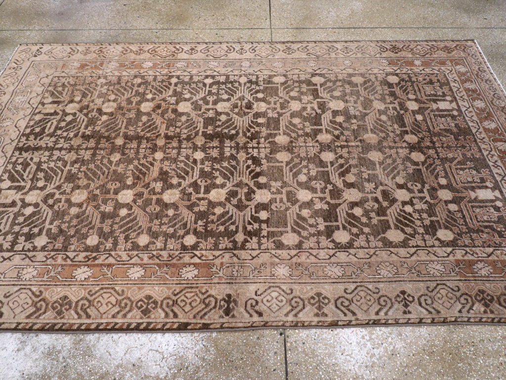 Vintage East Turkestan Khotan Carpet, No.17887 - Gsblank