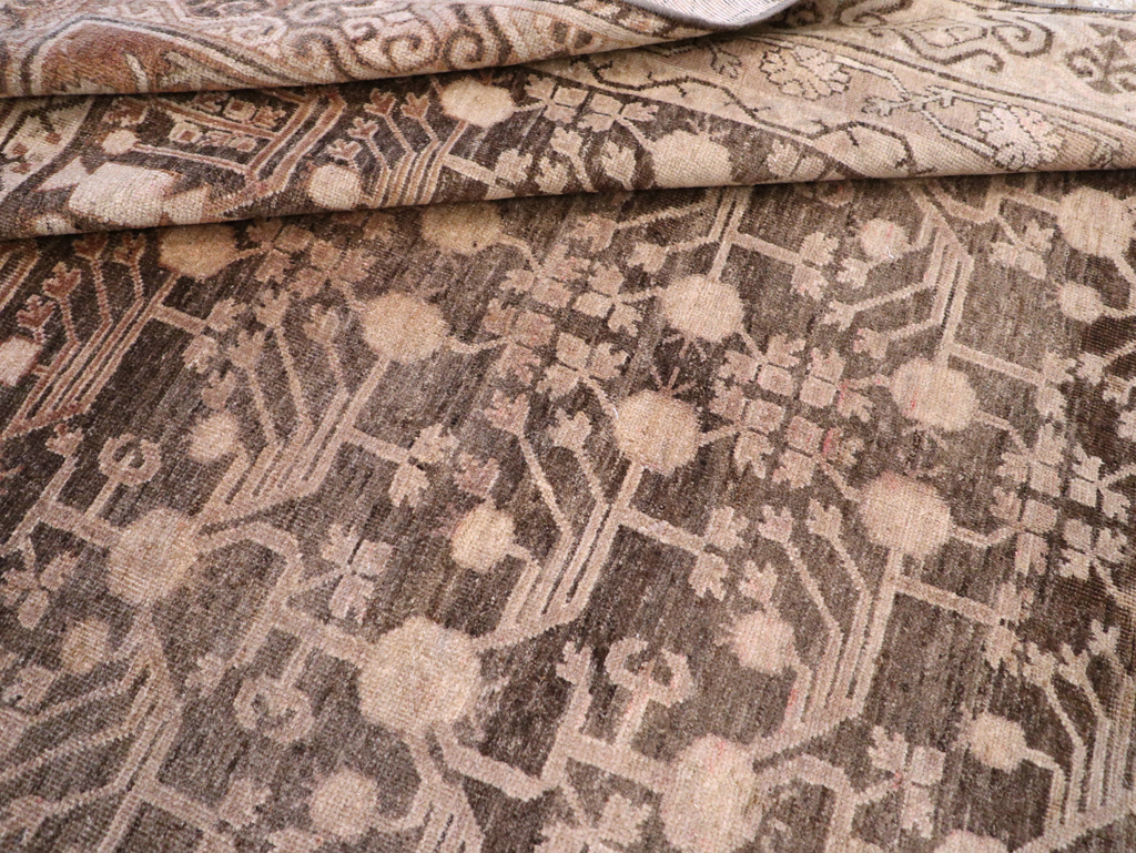 Vintage East Turkestan Khotan Carpet, No.17887 - Gsblank