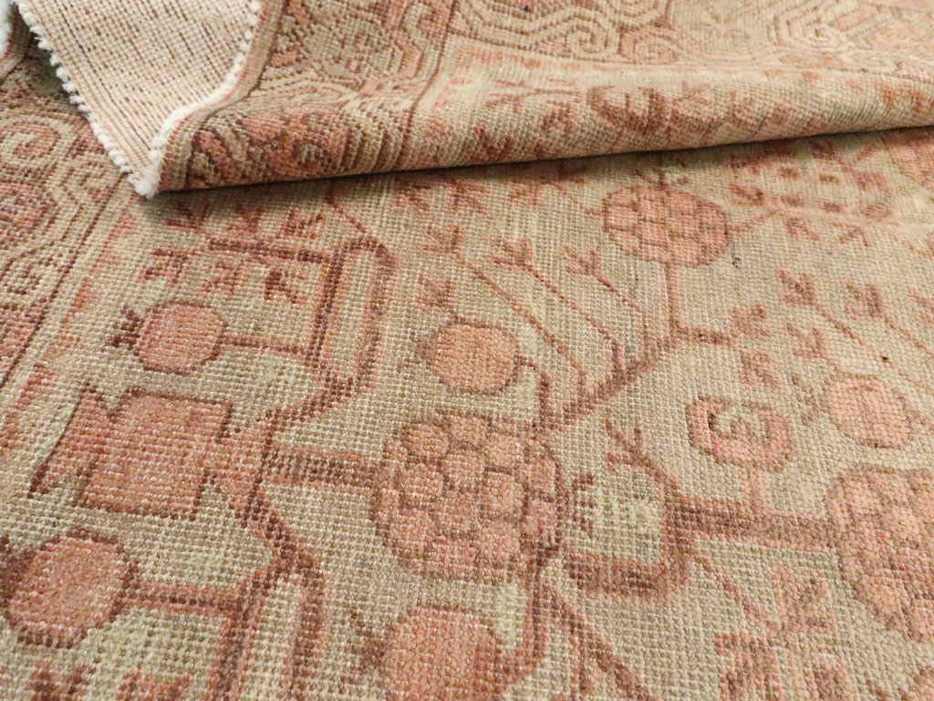 Vintage East Turkestan Khotan Carpet, No.17895 - Gsblank