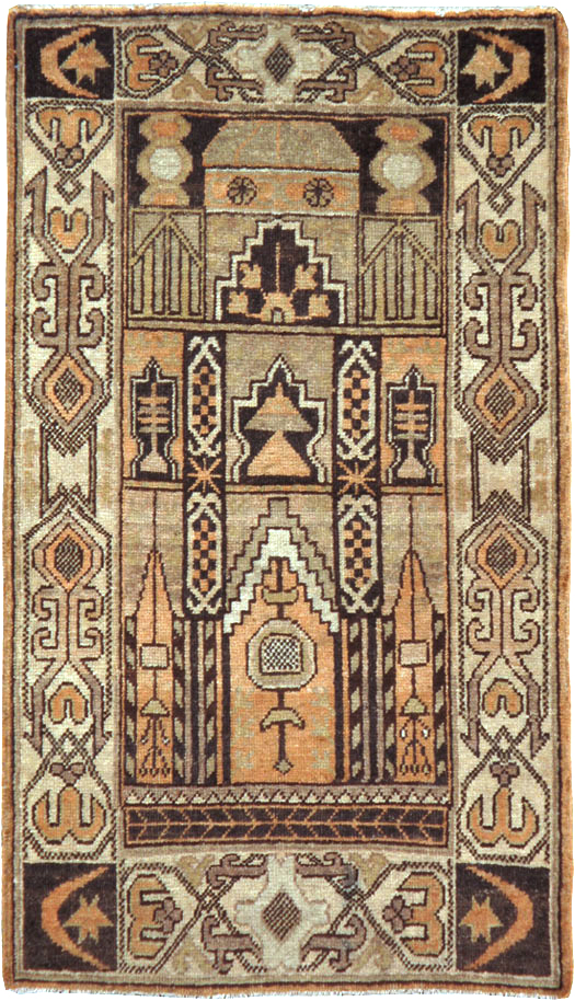 Antique East Turkestan Khotan Rug, No.17897 - Gsblank