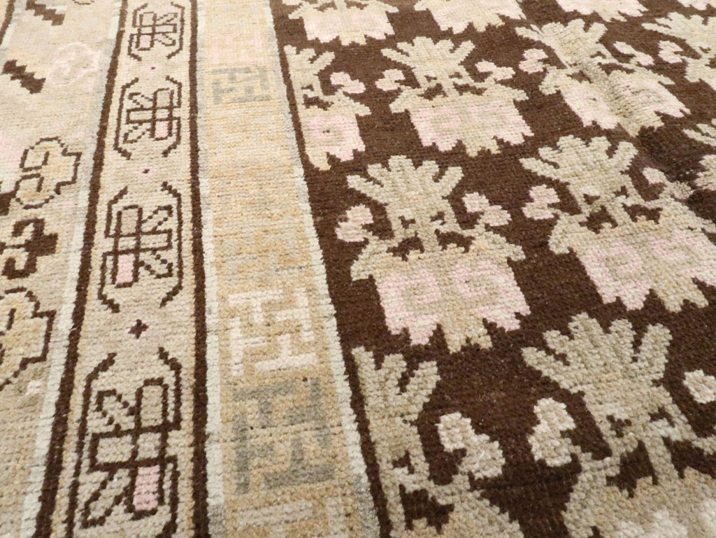 Vintage East Turkestan Khotan Carpet, No.17902 - Gsblank