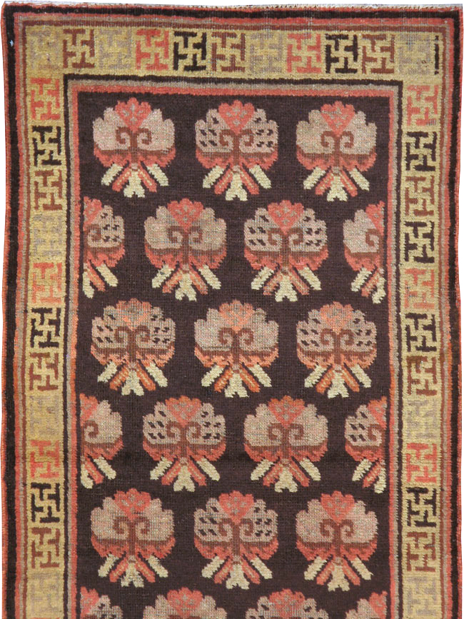 Vintage East Turkestan Khotan Runner, No.17909 - Gsblank