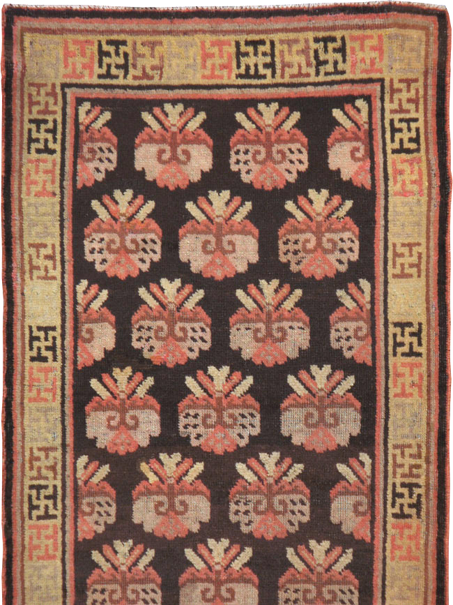 Vintage East Turkestan Khotan Runner, No.17909 - Gsblank