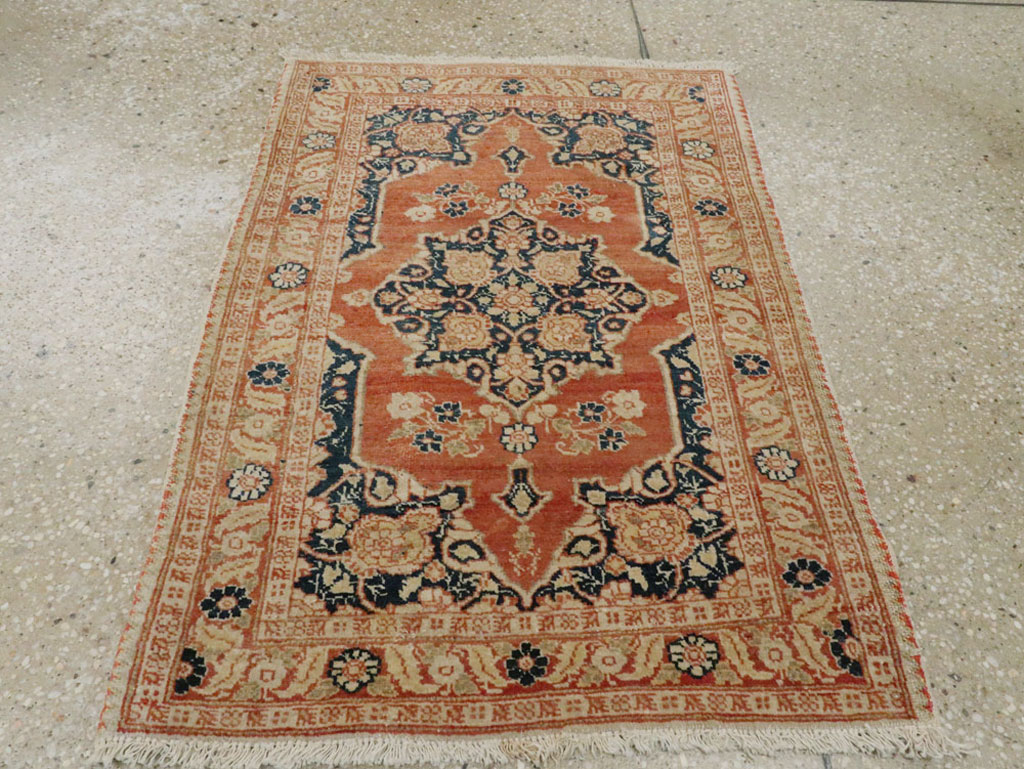 Antique Persian Tabriz Hagi Jalili Rug, No.17918 - Gsblank
