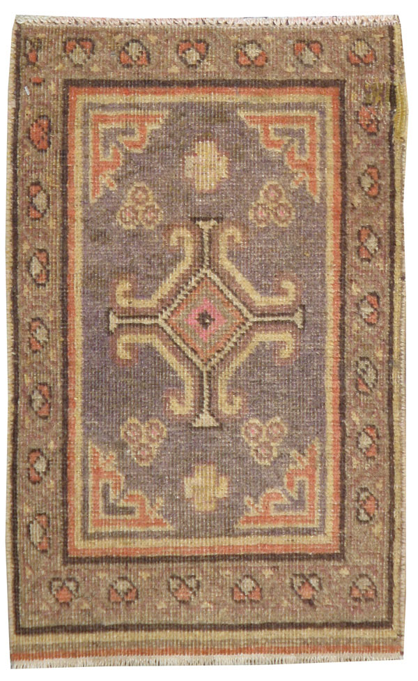 Antique East Turkestan Khotan Rug, No.17920 - Gsblank