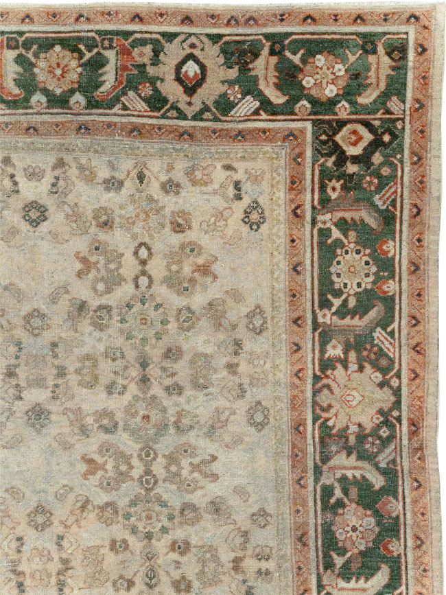 Antique Persian Mahal Room Size Carpet, No.17925 - Gsblank
