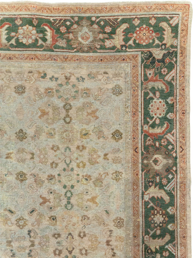 Antique Persian Mahal Room Size Carpet, No.17925 - Gsblank