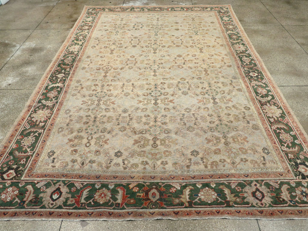 Antique Persian Mahal Room Size Carpet, No.17925 - Gsblank