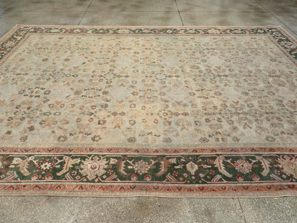 Antique Persian Mahal Room Size Carpet, No.17925 - Gsblank
