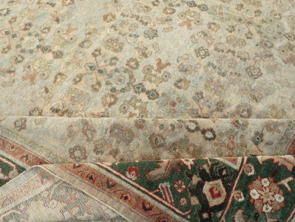 Antique Persian Mahal Room Size Carpet, No.17925 - Gsblank