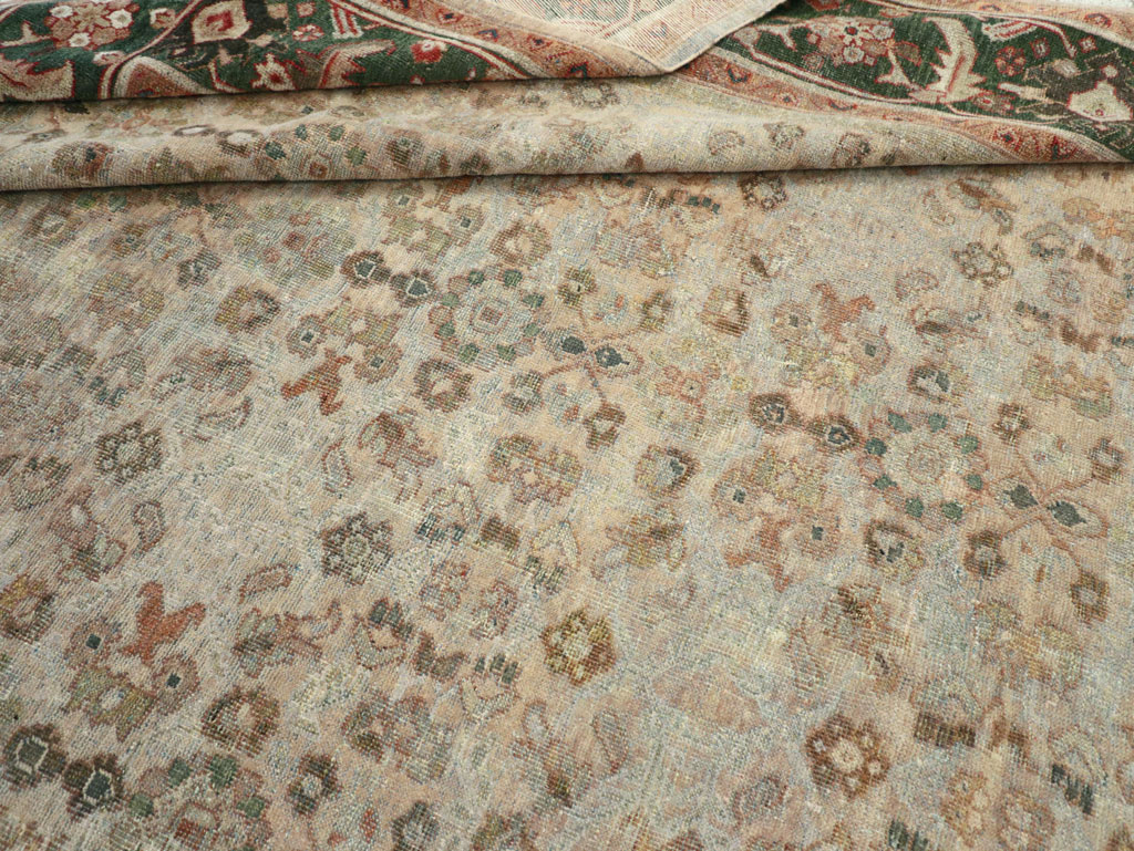 Antique Persian Mahal Room Size Carpet, No.17925 - Gsblank