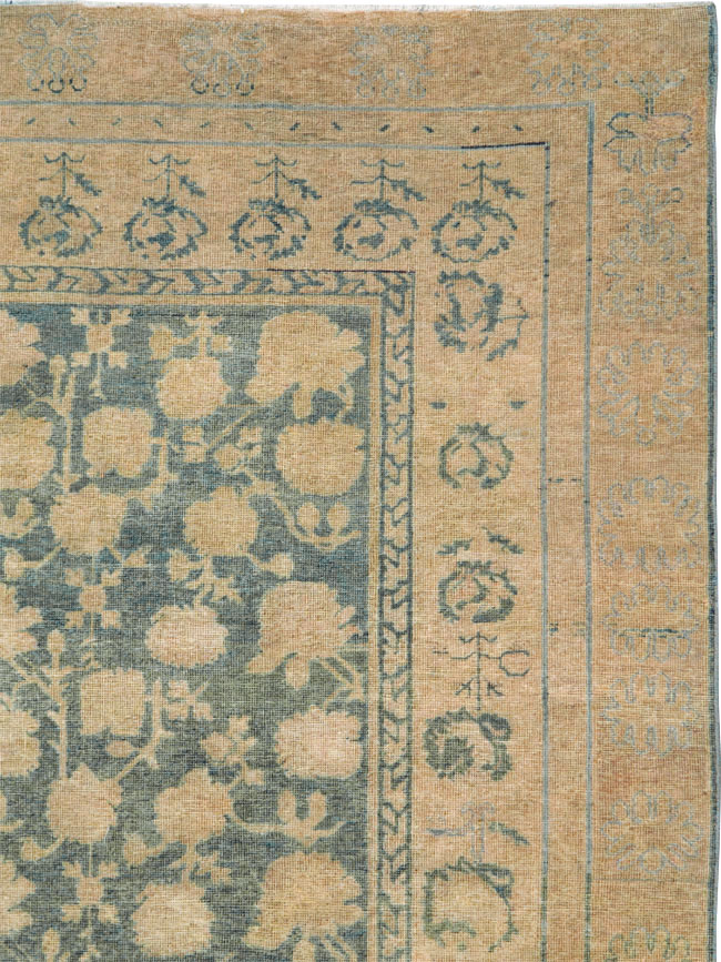 Antique East Turkestan Khotan Carpet, No.17926 - Gsblank