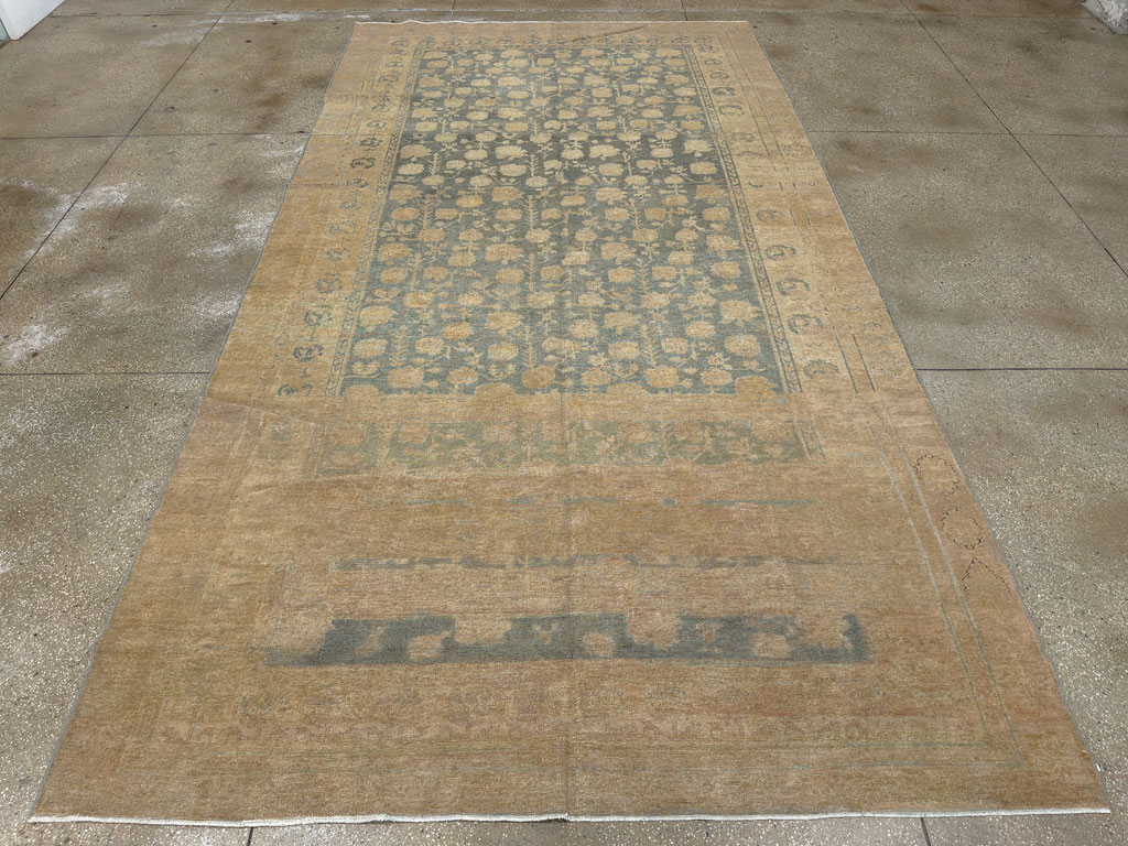 Antique East Turkestan Khotan Carpet, No.17926 - Gsblank