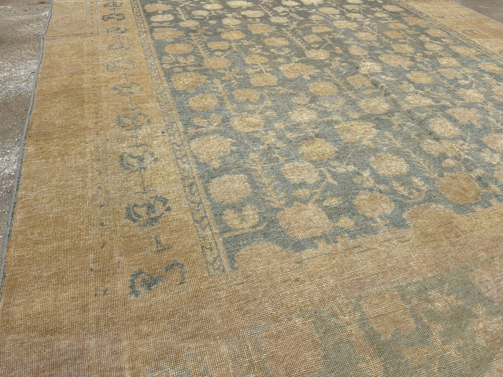 Antique East Turkestan Khotan Carpet, No.17926 - Gsblank