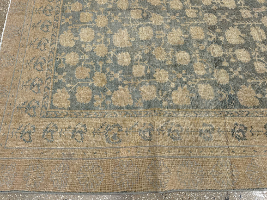 Antique East Turkestan Khotan Carpet, No.17926 - Gsblank