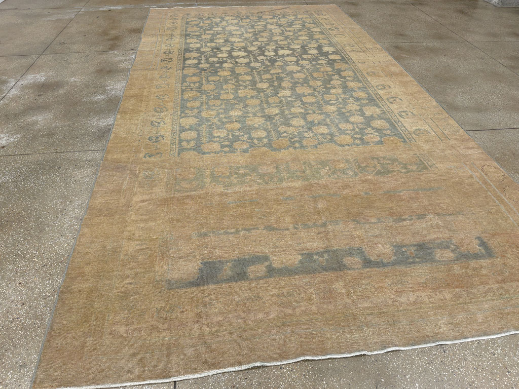 Antique East Turkestan Khotan Carpet, No.17926 - Gsblank