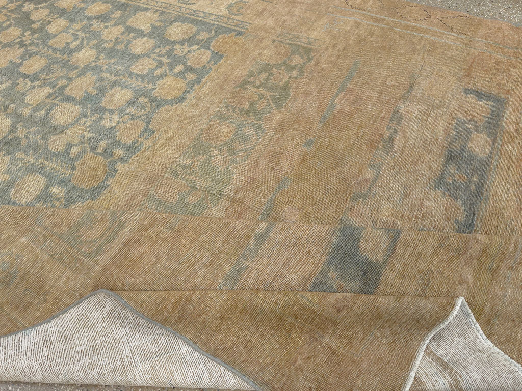 Antique East Turkestan Khotan Carpet, No.17926 - Gsblank
