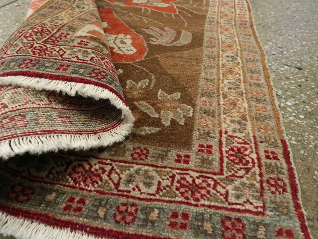 Vintage Persian Tabriz Pictorial Rug, No.17935 - Gsblank