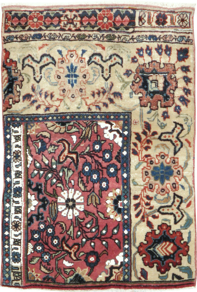 Vintage Persian Bidjar Sampler Rug, No.17937 - Gsblank